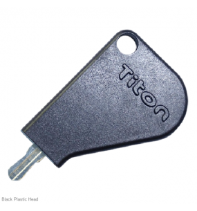 TITON Key To Suit Titon Select Standard Espag Handles With Black Plastic Head