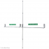 UNION ExiSAFE Panic Bolt Set To Suit Rebated Double Doors