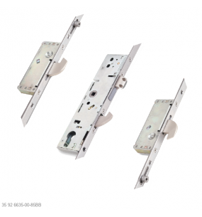 ERA 6635 85BB Lever Operated Latch & Hook Split Spindle 16mm - 2 Hook & 2 Roller