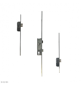 WINKHAUS Thunderbolt Lever Operated Latch & Deadbolt Split Spindle 20mm Radius 4 Dead Bolt