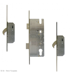 WINKHAUS Cobra Lever Operated Latch & Deadbolt Split Spindle - 2 Hook
