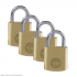 YALE Y110B Brass Open Shackle Padlock