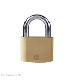 YALE Y110B Brass Open Shackle Padlock