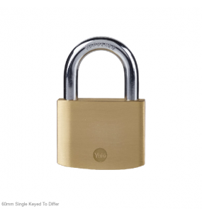 YALE Y110B Brass Open Shackle Padlock