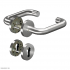 DORMAKABA Ogro Core Round Bar Return Lever Handle Set To Suit SVP Lock Stainless Steel