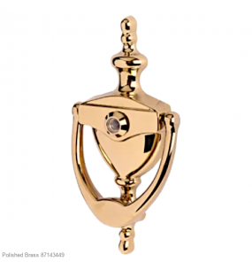 HOPPE Suited Traditional Knocker With 120 Degree Viewer AR727K