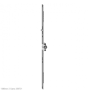 ROTO NT Espagnolette 15mm Backset With Centred Variable Handle Height