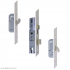 ERA Trimlock Lever Operated Latch & Deadbolt Split Spindle With 2 Hooks & 44mm White Faceplate
