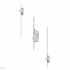 WINKHAUS AV4-F2060 Auto Locking Latch & Deadbolt 20mm Square 2105mm Length 2 Hook