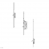WINKHAUS AV4-F2062 Auto Locking Latch & Deadbolt 20mm Square 2105mm Length 2 Hook