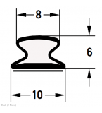DEVENTER Self Adhesive Renovation Draught Strip S 9414 K