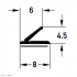 DEVENTER Self Adhesive Renovation Draught Strip S 9168A K