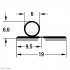 DEVENTER Self Adhesive Renovation Draught Strip S 9100-10 K