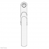 DEBAR Velte Bi-Fold Door Handle With Integrated Lock