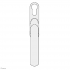 DEBAR Velte Bi-Fold Door Handle With Euro Profile Cut-Out
