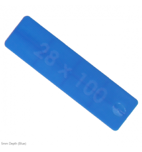Flat Glazing Packers 100mm Length x 28mm Width (1000 PACK)