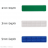 Flat Glazing Packers Mixed Pack of 100