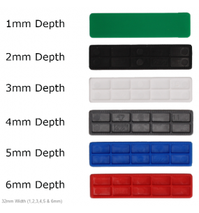 Flat Glazing Packers Mixed Pack of 100