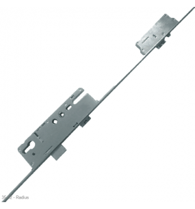 ELITE Automatic Auto Locking Lever Operated Latch & Deadbolt Single Spindle 20mm Faceplate - 2 Deadlocking Latch Bolts
