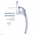 HOPPE Cranked Espag Handle AR722-7 040