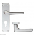 ZOO Lever Handle On Euro Lock Backplate