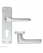 ZOO Lever Handle On Euro Lock Backplate