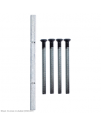 NORDAN NTech Villa Balcony Door Fixing Pack 140mm Spindle & Screws