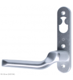 NORDAN NTech Villa Balcony Door Handle 3 Fix Internal Handed With Cutout To Suit Rococo Scandinavian Oval
