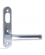 NORDAN NTech Villa Balcony Door Handle 3 Fix External With Cutout To Suit Scandinavian Oval