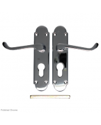 EPSOM Lever Euro Plate Door Handles