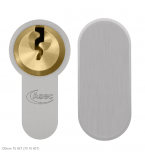 ASEC Vital 6 Pin Key & Turn Euro Dual Finish Snap Resistant Cylinder