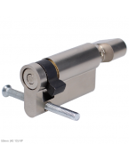 ASEC VITAL Blind Thumbturn Half Euro Dual Finish Cylinder With Adjustable Cam