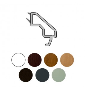 Deceuninck 2500 Traditional Flat Chamfered UPVC Glazing Bead - 2540