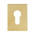 Flat Keyhole Protector - Profile Escutcheon (Adhesive or Screw On)