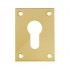 Flat Keyhole Protector - Profile Escutcheon (Adhesive or Screw On)