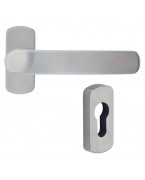 Harbour Stainless Steel Door Handle & Escutcheon