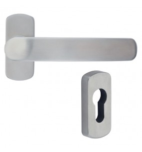 Harbour Stainless Steel Door Handle & Escutcheon