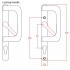 Trojan Inline Sliding Patio Door Handles