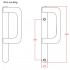 Trojan Inline Sliding Patio Door Handles