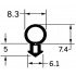 B035 Bubble Gasket Seal – 1 Metre