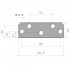 Composite Door Hinge Packers 1mm (3 Pack)