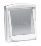 Large White Pet 2-Way Locking Dog Door