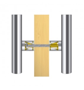 Mila Supa Back to Back Pull Handle Fixing Kit