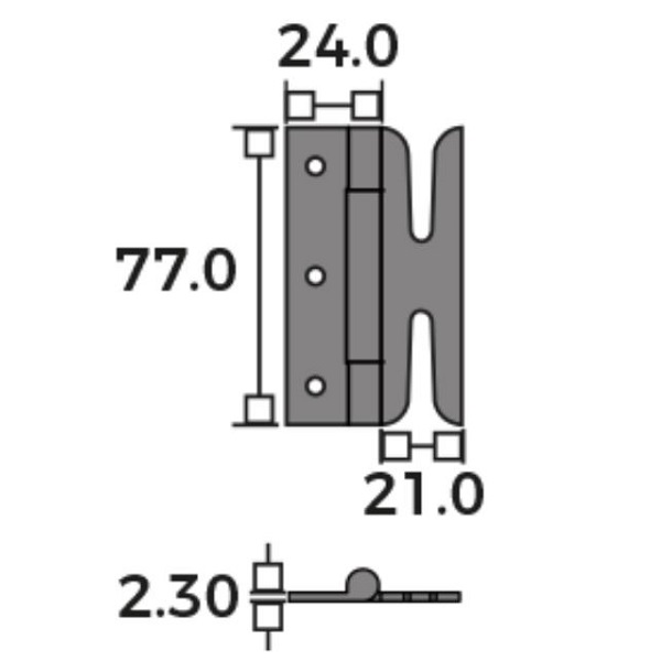 Heavy Duty Sash Window Hinges for Simplex System Hardware
