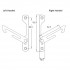 Stainless Steel Window Restrictor Stay (11.5 stud)