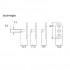 Stainless Steel Window Restrictor Stay (11.5 stud)