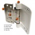 Trojan Composite Door Hinge - 3D Adjustable